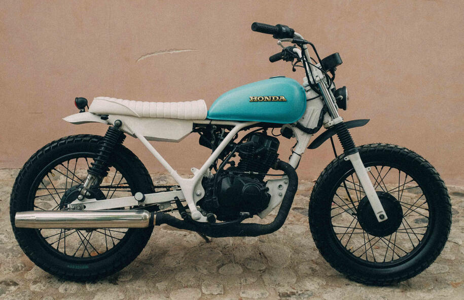 Blue Honda 150cc